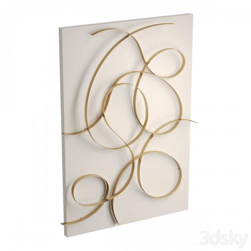 Freehand Metal Wall Panel