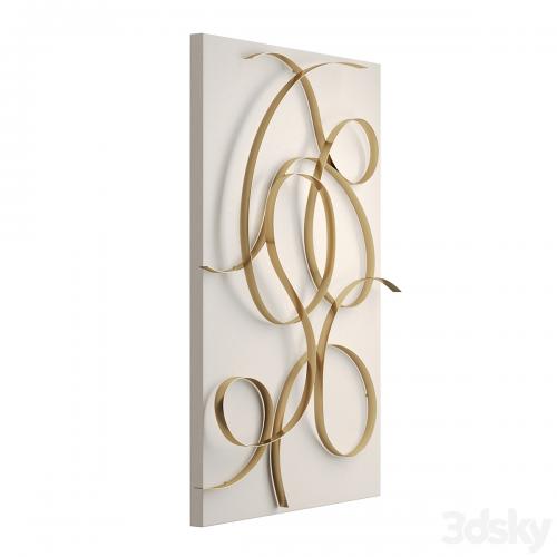 Freehand Metal Wall Panel