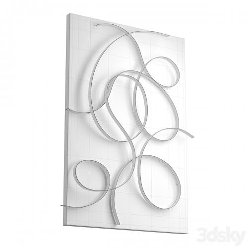 Freehand Metal Wall Panel