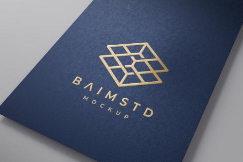 Logo Mockup on Paper