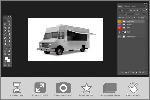 Food Truck Mockup