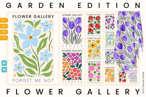 Flower Gallery Garden Edition Floral Illustrations