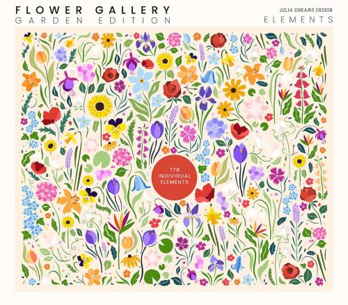 Flower Gallery Garden Edition Floral Illustrations