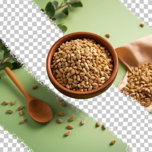 Fenugreek Seeds Dried Isolated On A Transparent Background