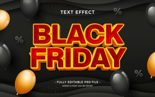 Black Friday Text Effect