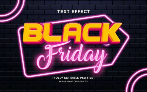 Black Friday Text Effect