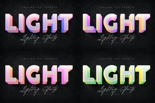 Double Light Text Effects