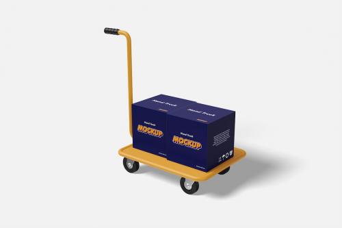 Hand Truck Mockup