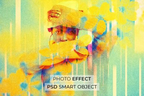 Portrait Of Person With Double Exposure Effect