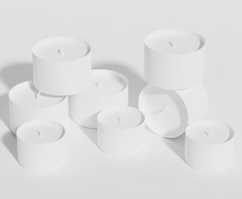 Stacked Candles Mockup