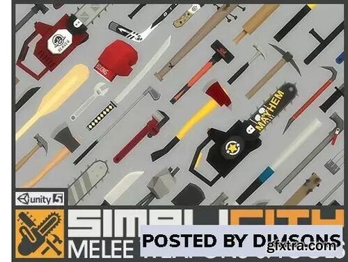 SimpliCity Melee Weapons & Tools v1.01