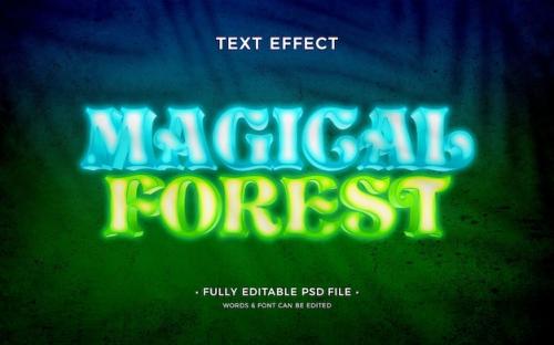 Enchanted Forest Text Effect