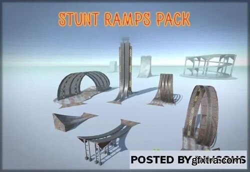 Stunt Race Track Ramp Pack v1.0