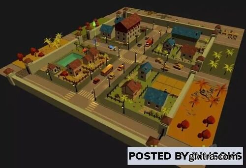 Stylized Simple Cartoon City v1.1