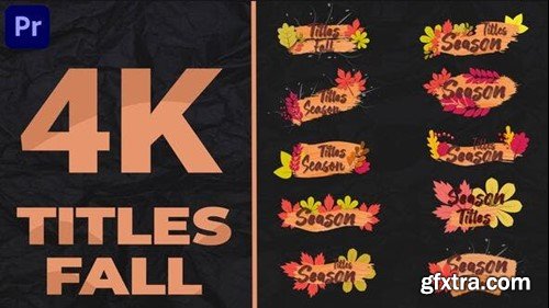 Videohive Fall Titles MOGRT 50047919