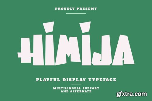 Himija Playful Display Typeface QU45E7K