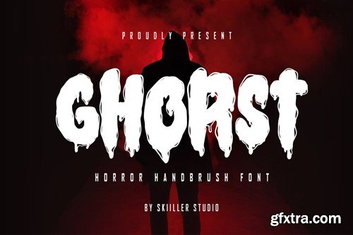 Ghorst - Horror Handbrush Font HWXSQB5