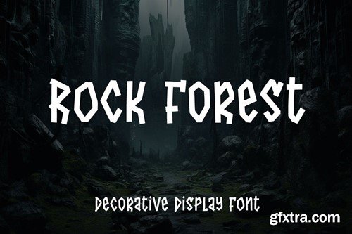 Rock Forest - Decorative Font MGC9RSE