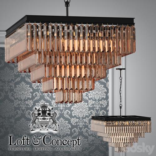 Chandelier RH 1920s Odeon Clear Glass Fringe Chandelier - 5 square