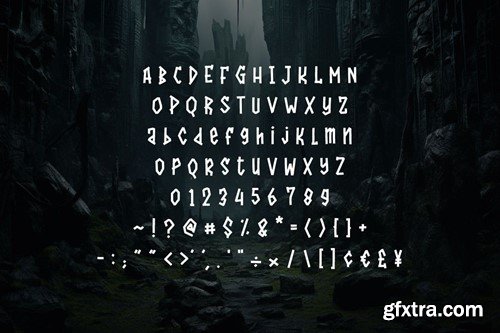 Rock Forest - Decorative Font MGC9RSE