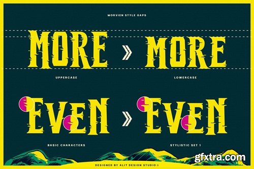 Morvien Typeface VF9F3JJ