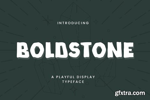 Boldstone - A Playful Display Typeface BDDRQQX