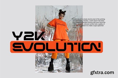 Arenka | Futuristic Font | Y2k Evolution Font P5U68Z4