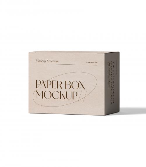 Creatoom -  Paper Box Mockup V14 Front View