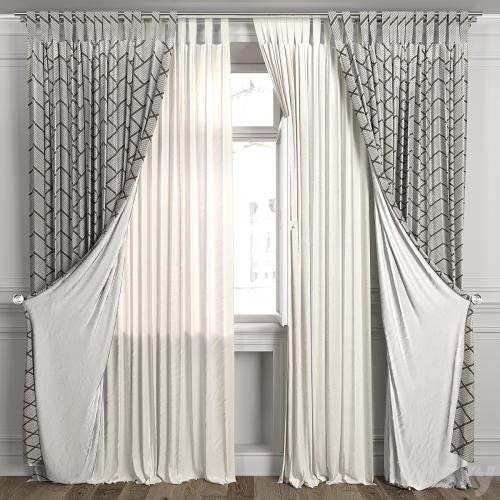 Curtains with window 484C