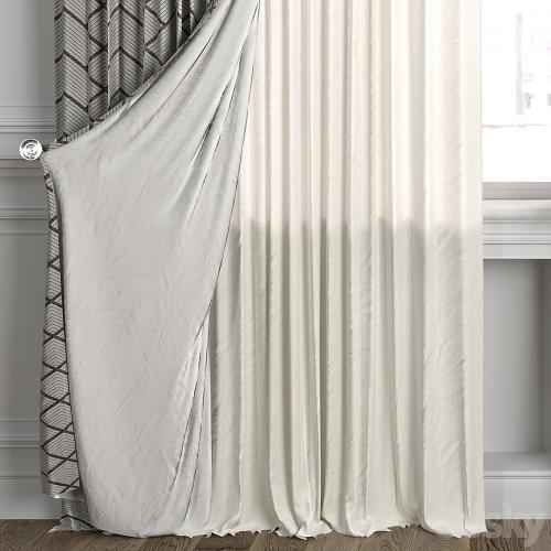 Curtains with window 484C