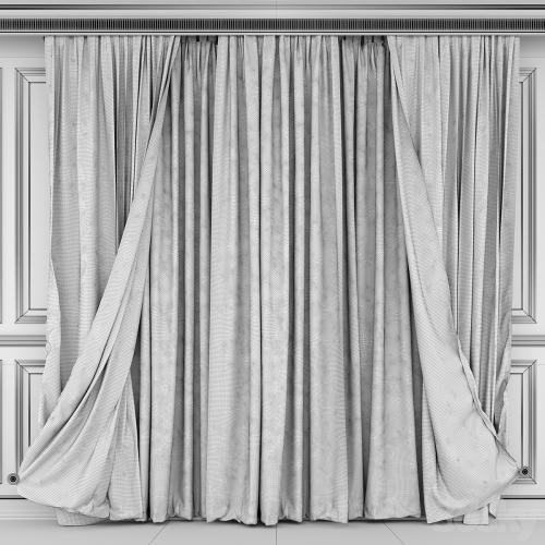 Curtains with window 493C