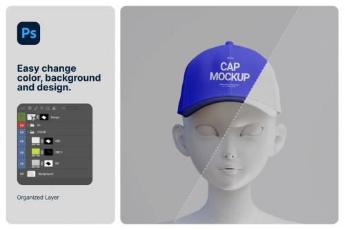 Simple Cap Mockup