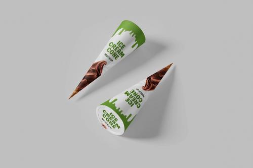 Ice Cream Cone Mockup