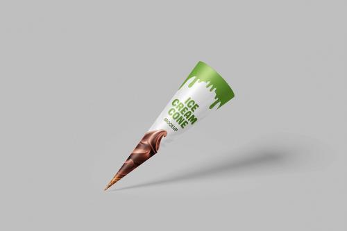 Ice Cream Cone Mockup