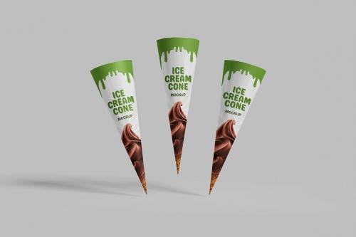 Ice Cream Cone Mockup