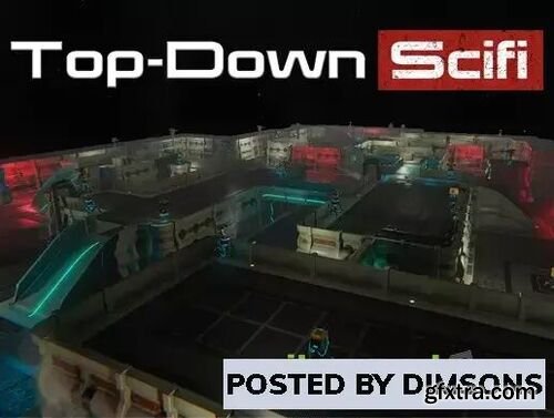 Top-Down Scifi modular Environment v1.1