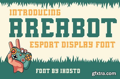 Areabot Esports Display Font D4P8M6N