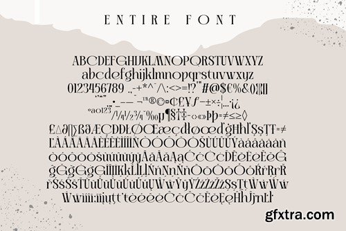 Authen Chastro Serif & Elegan Italic DPYKWJC