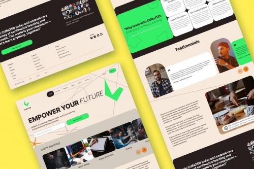 CURaTED Online Course - Figma template