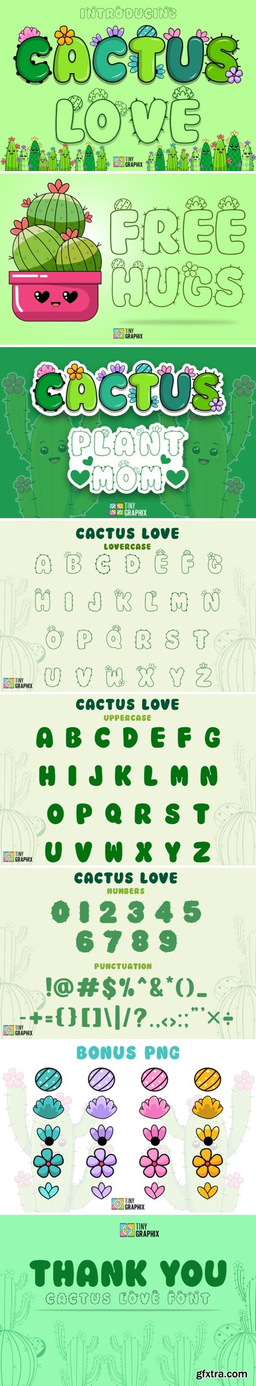 Cactus Love Font