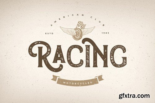 Rumble - Unique Vintage Serif Font XVMTGHS