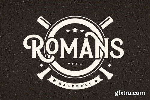 Rumble - Unique Vintage Serif Font XVMTGHS