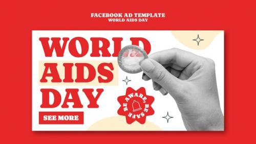 World Aids Day Celebration Facebook Template