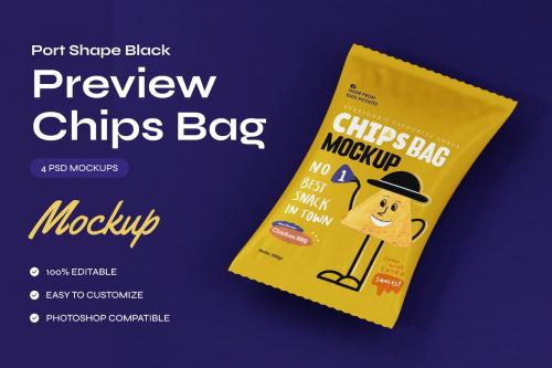 Chips Bag Product Mockups