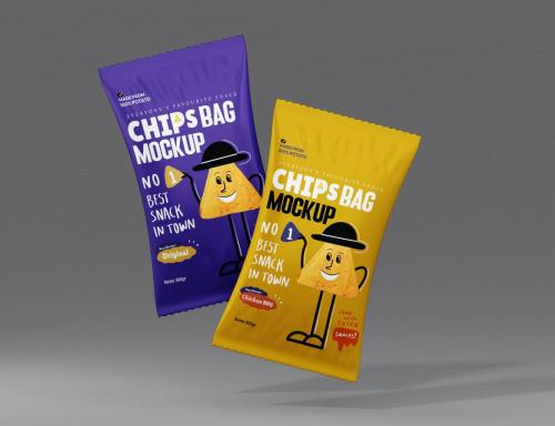 Chips Bag Product Mockups