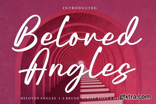 Beloved Angles - Brush Script Font NZF7KLV