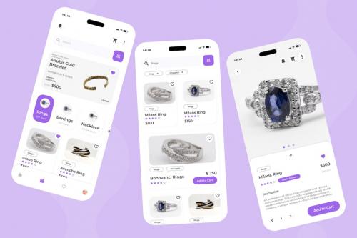 Lenna - Jewelry Store Mobile App