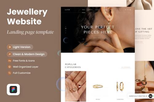 Luxo - Jewellery Website