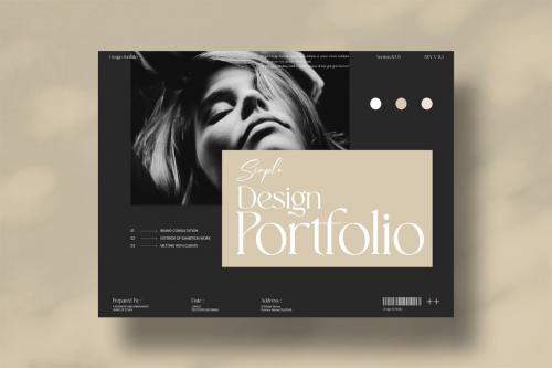 Simple Design Portfolio Template