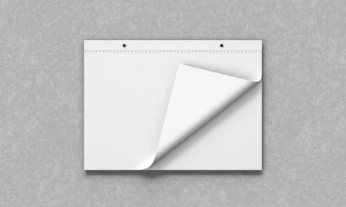 Desk Calendar Planner Mockup Set